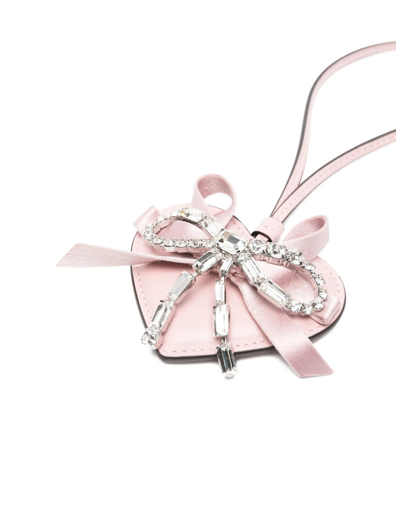 JIMMY CHOO Jimmy Choo Heart Charmz Bow Keyring outlook