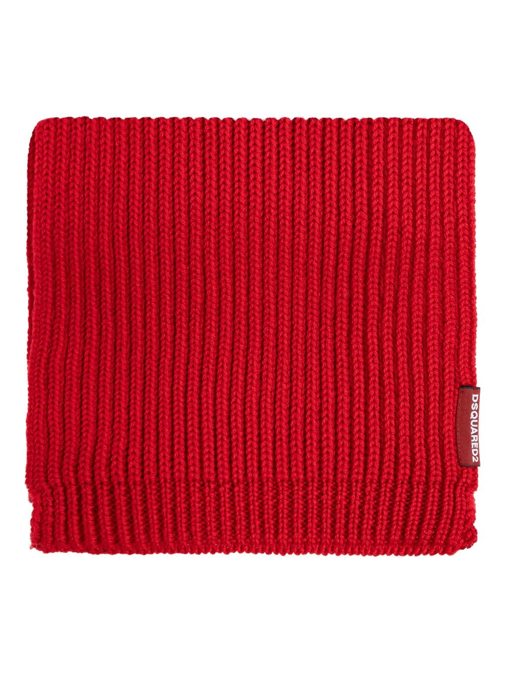 ribbed beanie and scarf set - 3