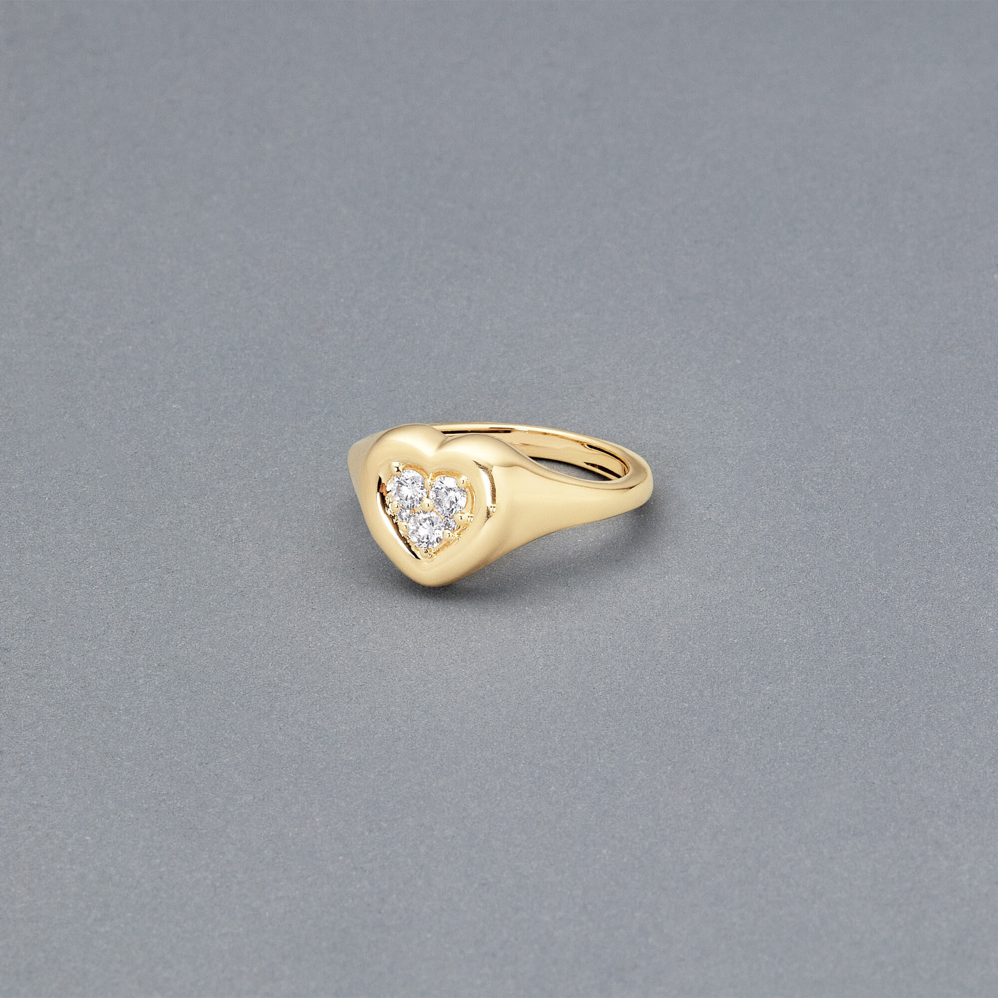 Hold My Heart Signet Ring - 5