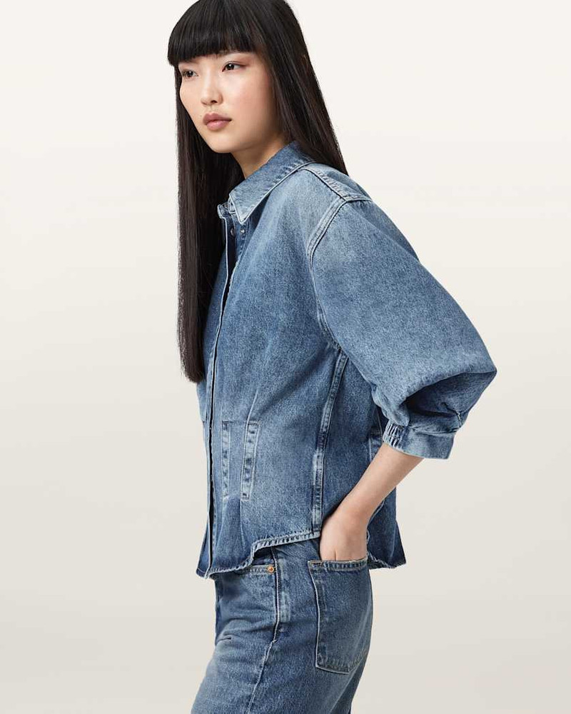 NANCY SLIM FIT DENIM SHIRT 7