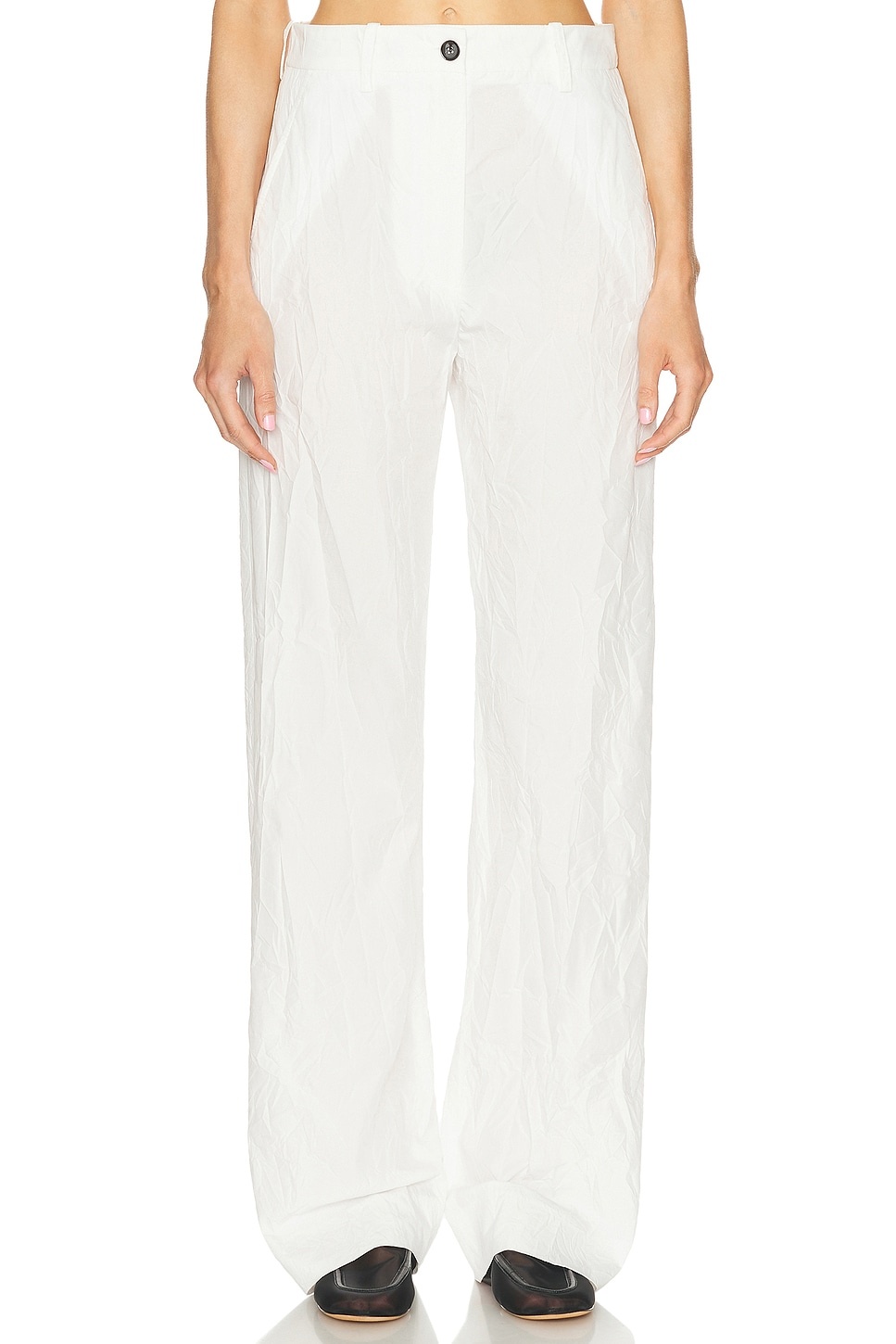 Crinkle Poplin Pant - 1