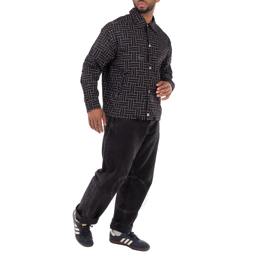 Kenzo Weave Print Long Sleeve Jacket - 4