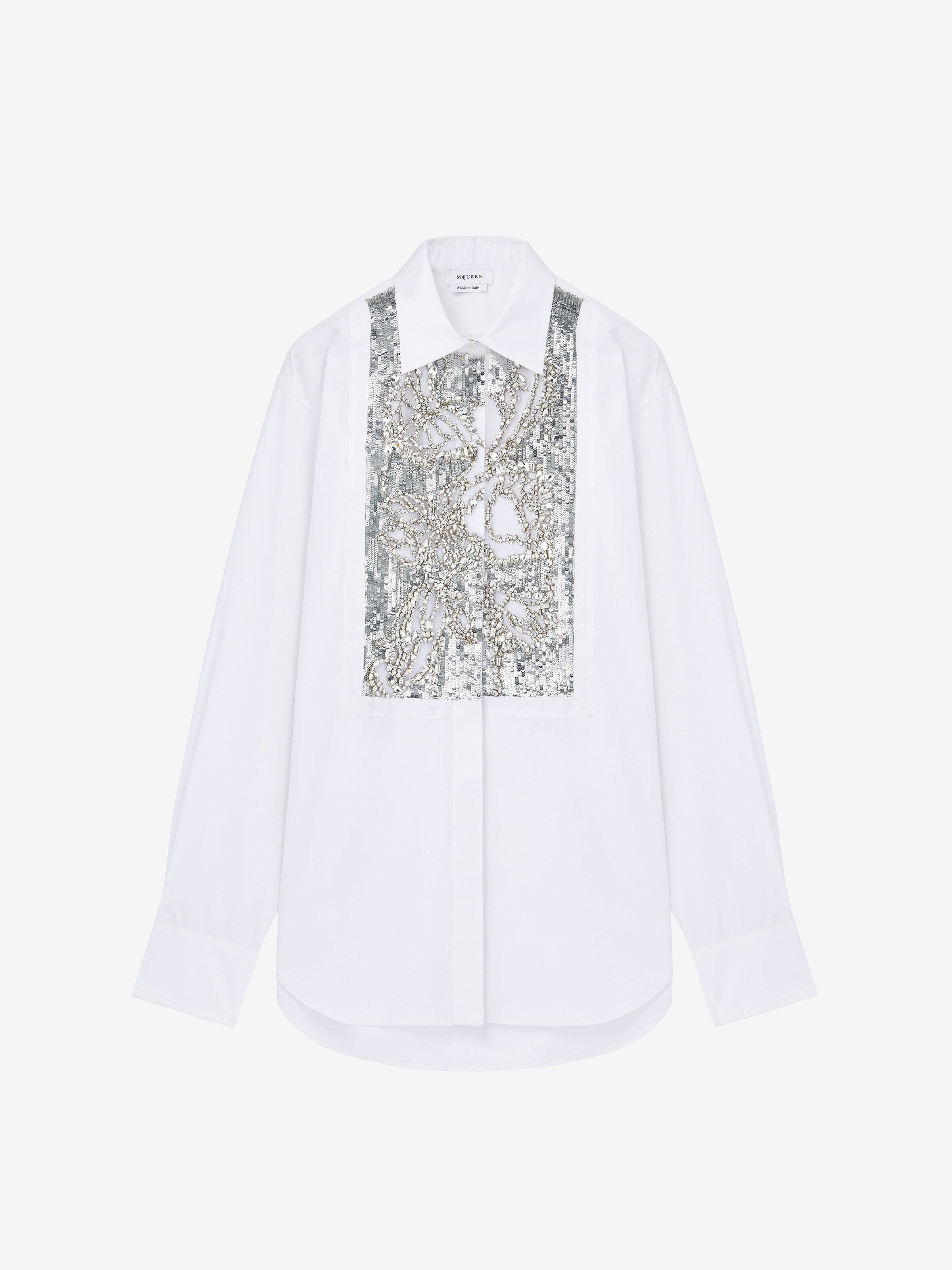 Crystal Stencil Embroidery Shirt - 1