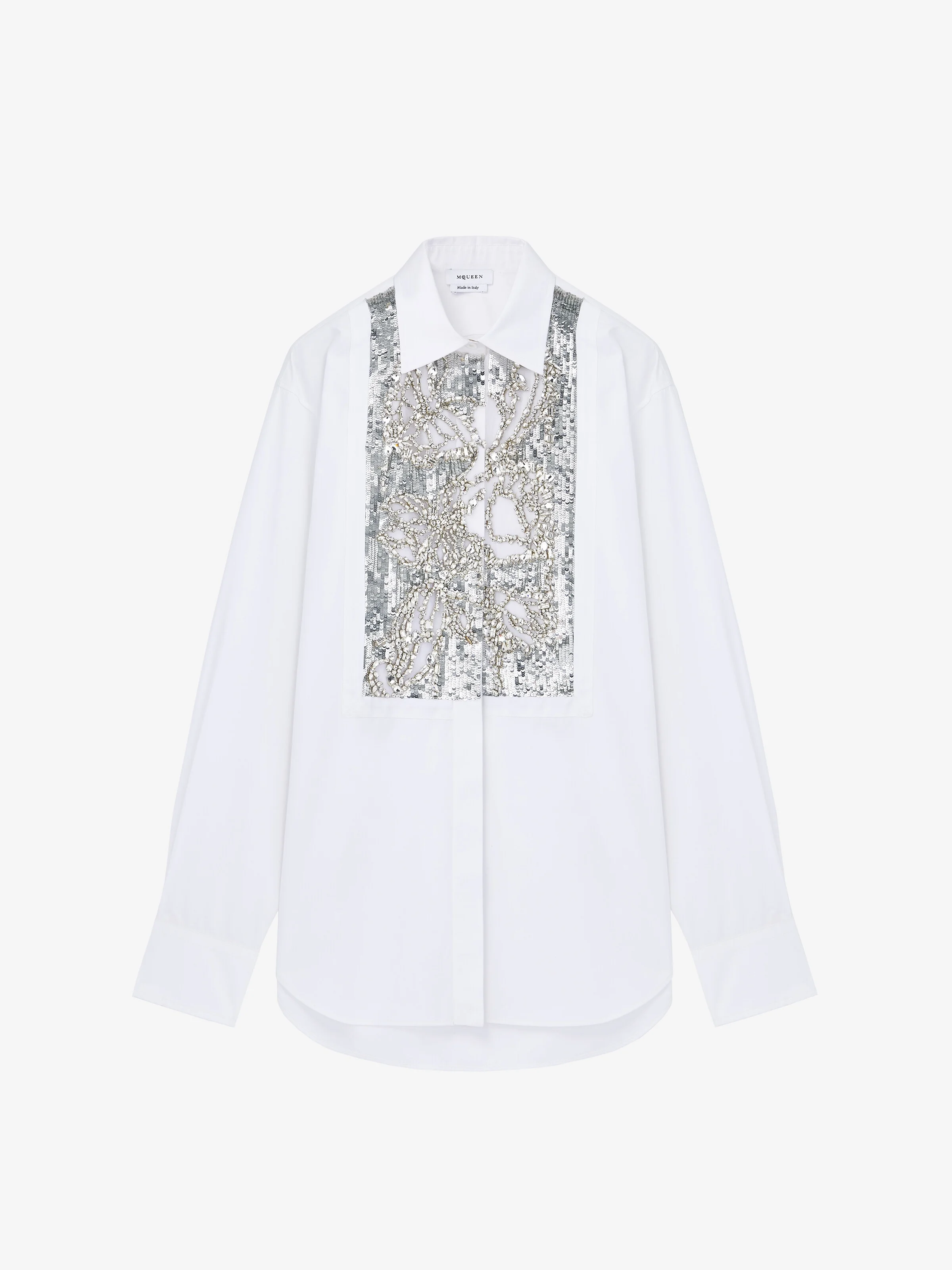 Crystal Stencil Embroidery Shirt - 1
