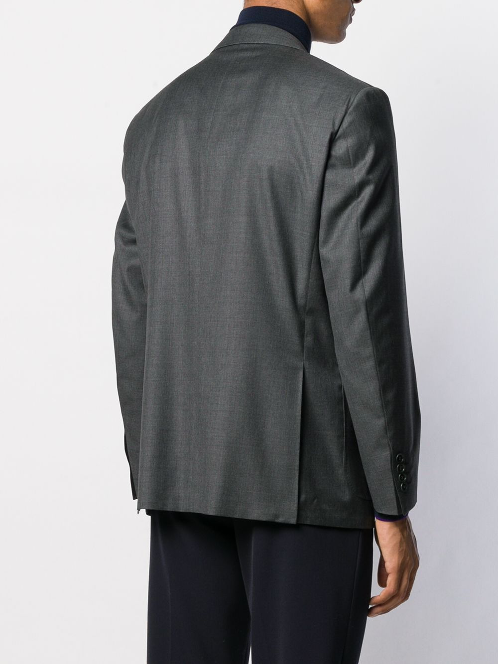 plain formal blazer - 4