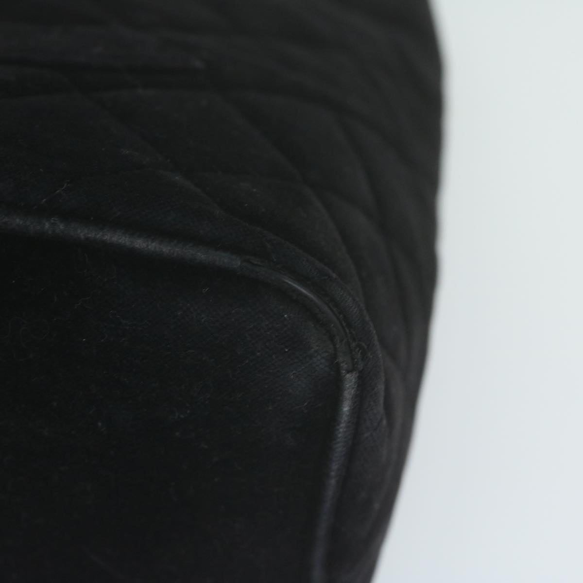 CHANEL Materasse Tote Bag Velor Standard Black CC - 15
