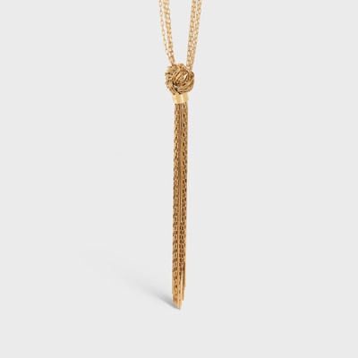 CELINE Boheme Cascade Necklace in Brass with Gold Finish outlook