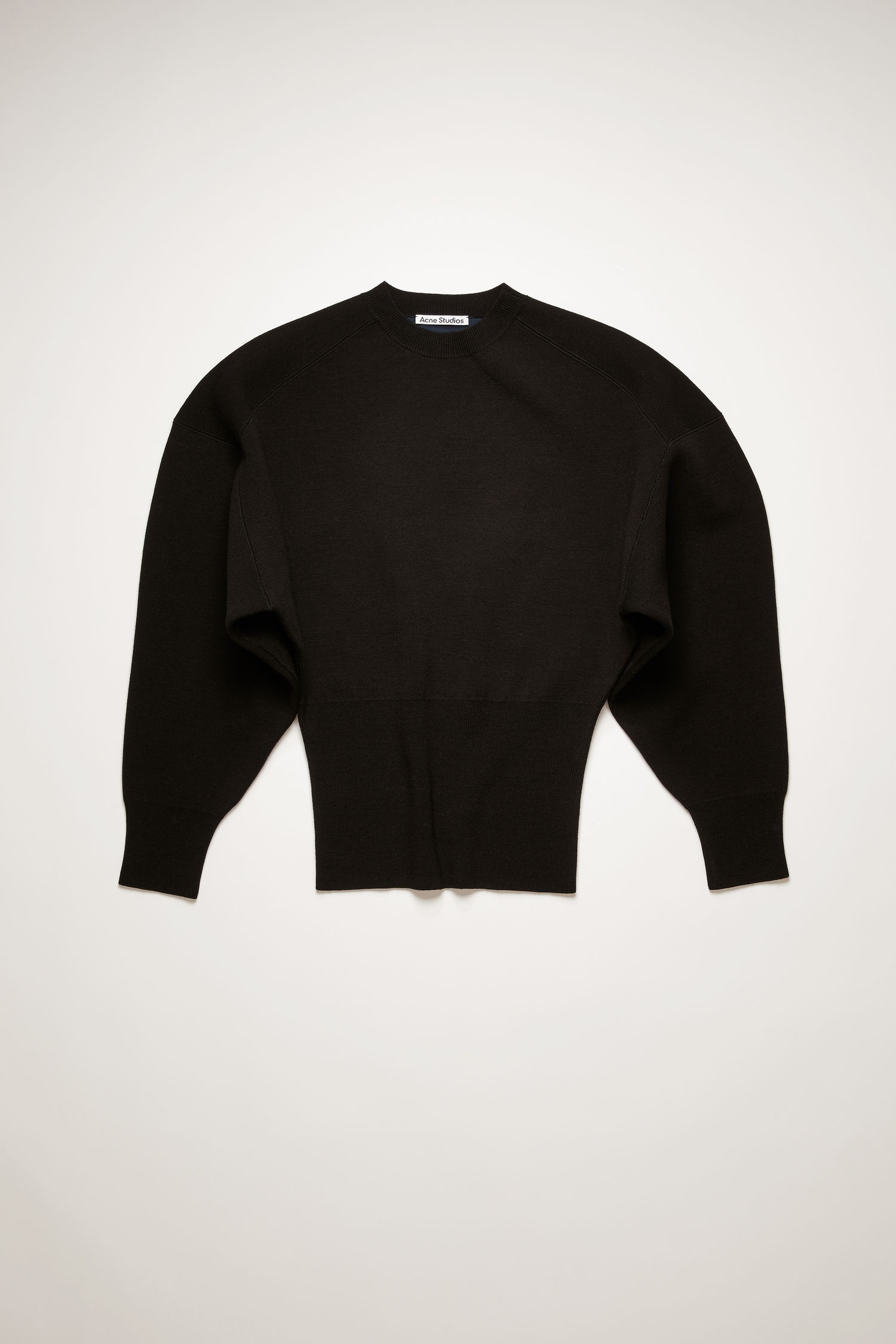 Dolman-sleeve sweater black - 1