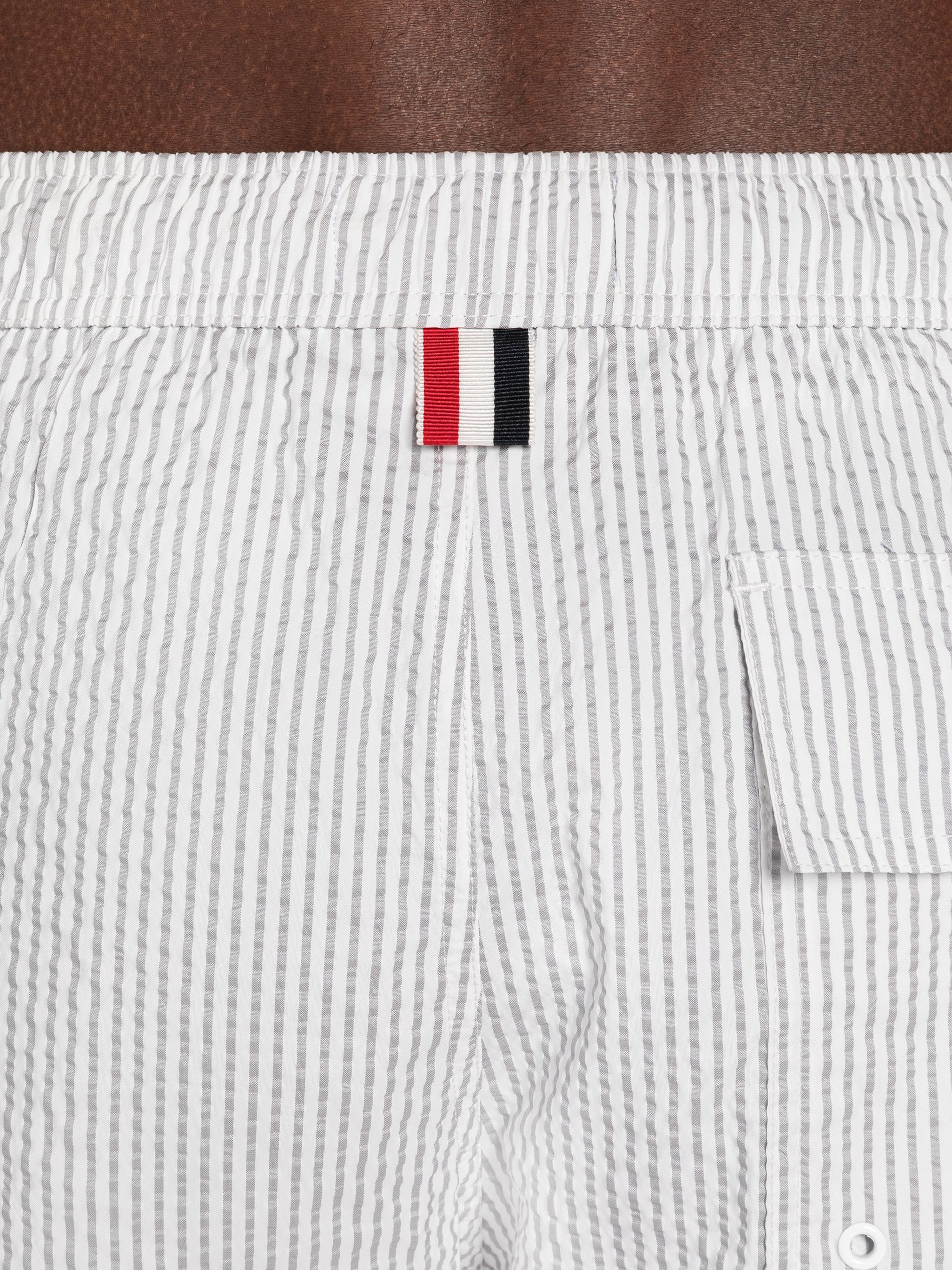 Seersucker Swim Short - 6