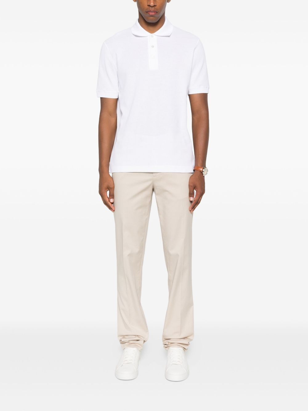 short-sleeved polo shirt - 2