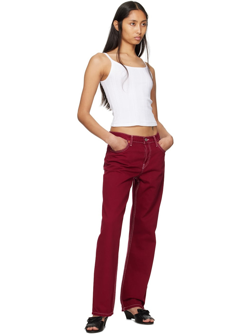 RE/DONE Red 'The Standard' Jeans outlook