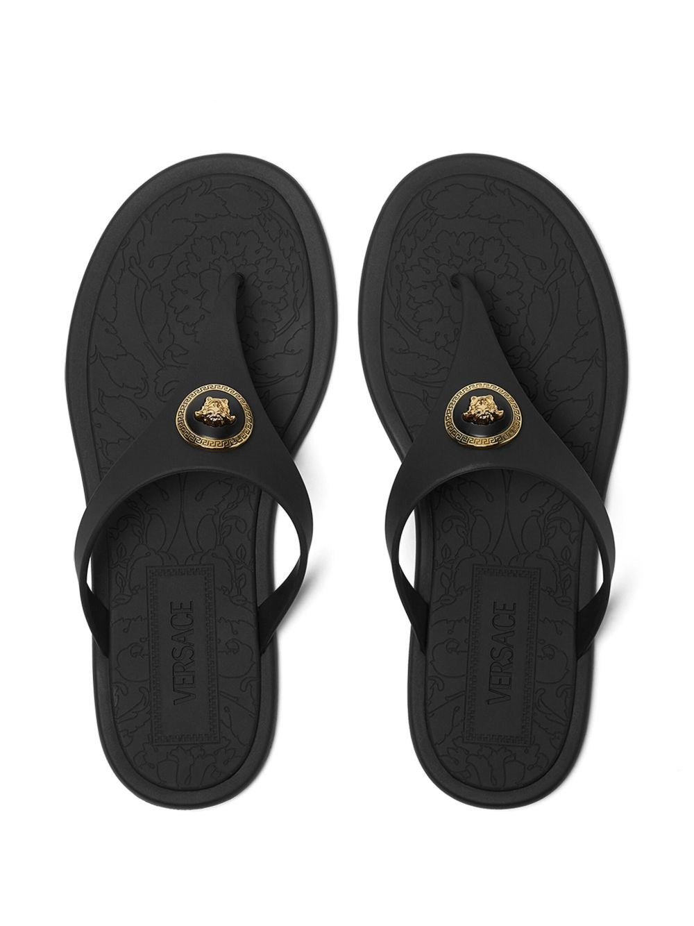 Alia flat rubber sandals - 3