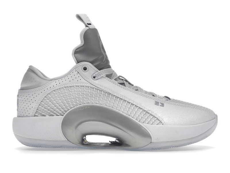 Jordan XXXV Low Metallic Silver (Clear Sole) - 1