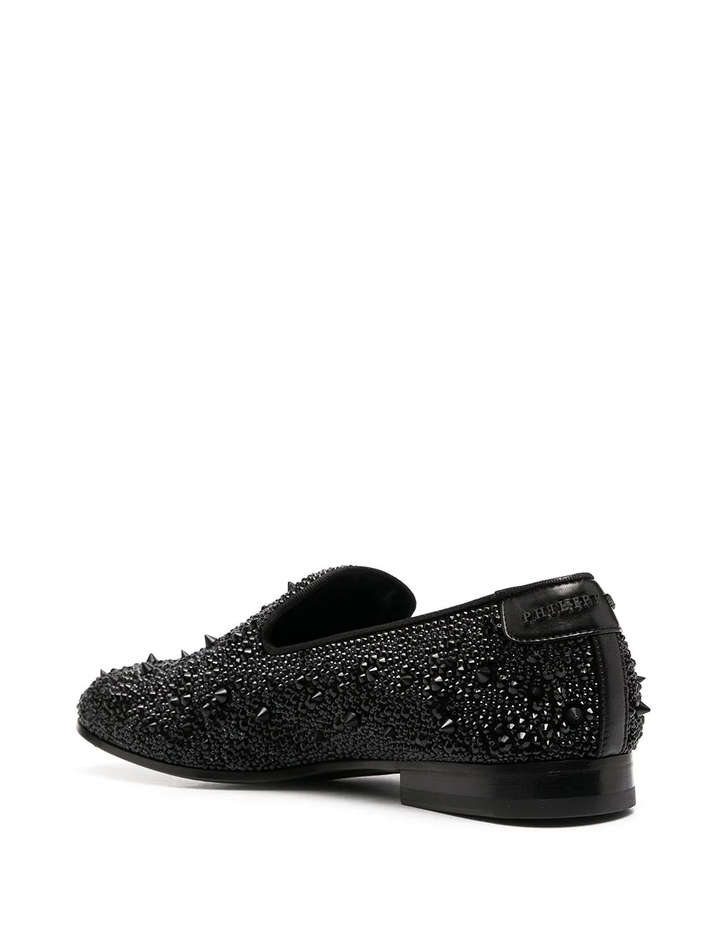 crystal-accented moccasins - 3