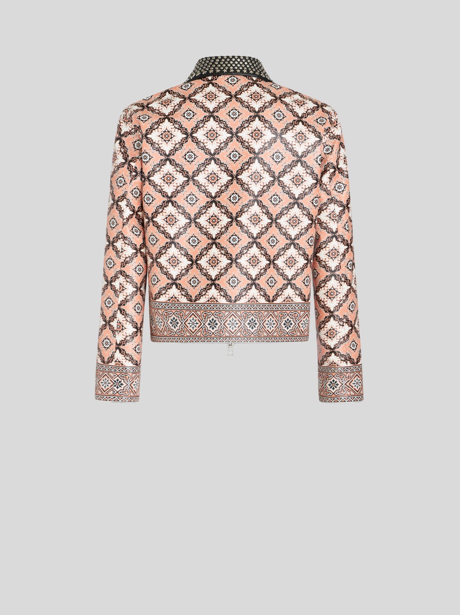 PRINTED JACKET WITH STUDS - 5