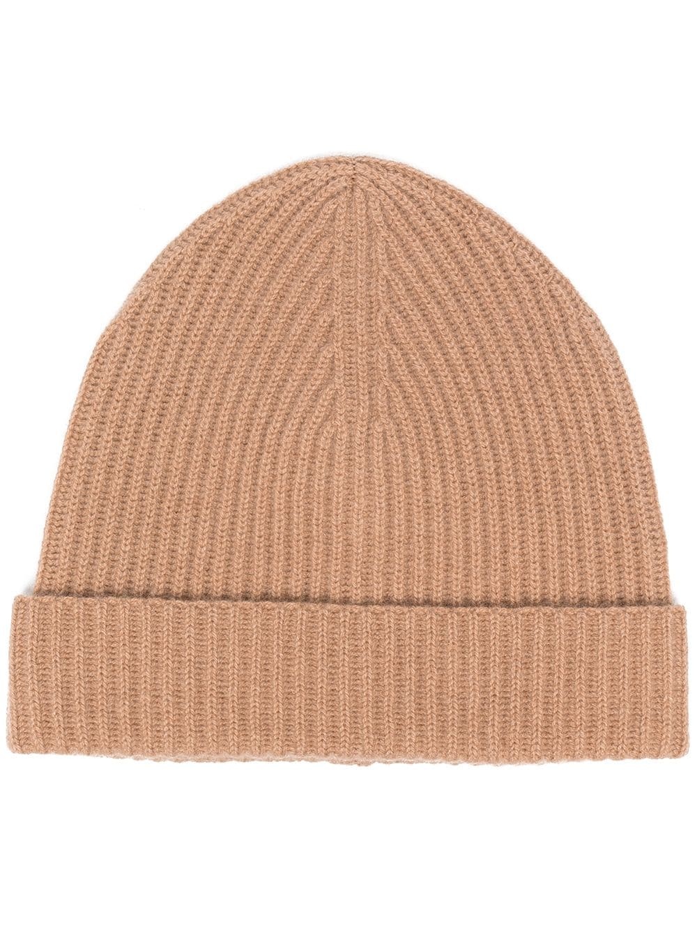 ribbed cashmere beanie - 1