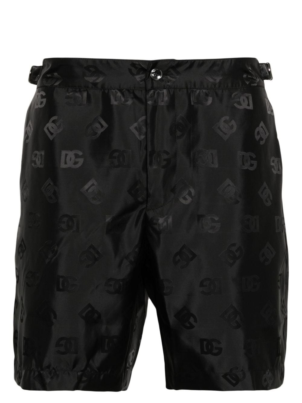 logo-print swim shorts - 1