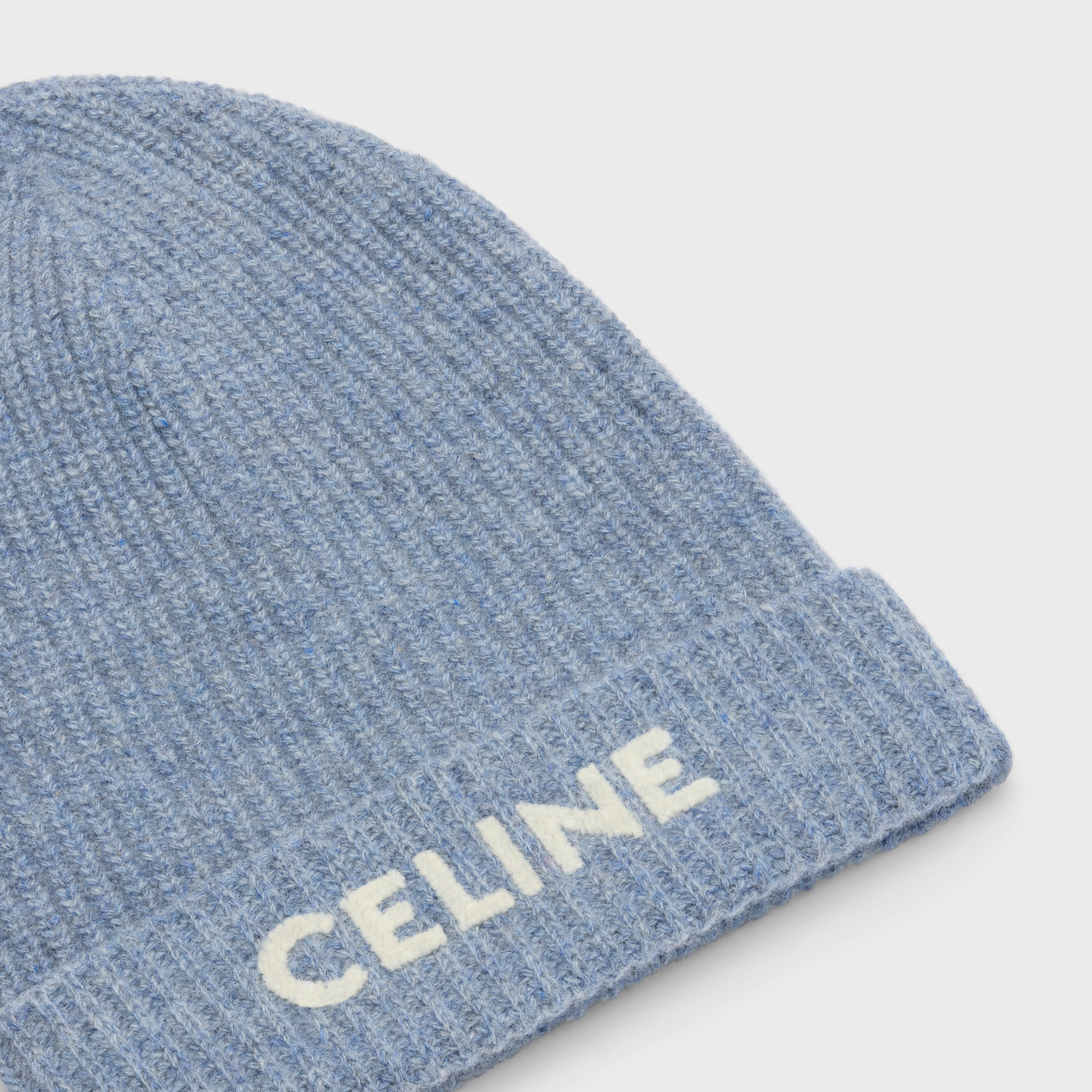 CELINE BEANIE IN BRUSHED SHETLAND WOOL - 3