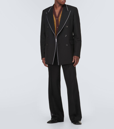 WALES BONNER Rise double-breasted wool blazer outlook