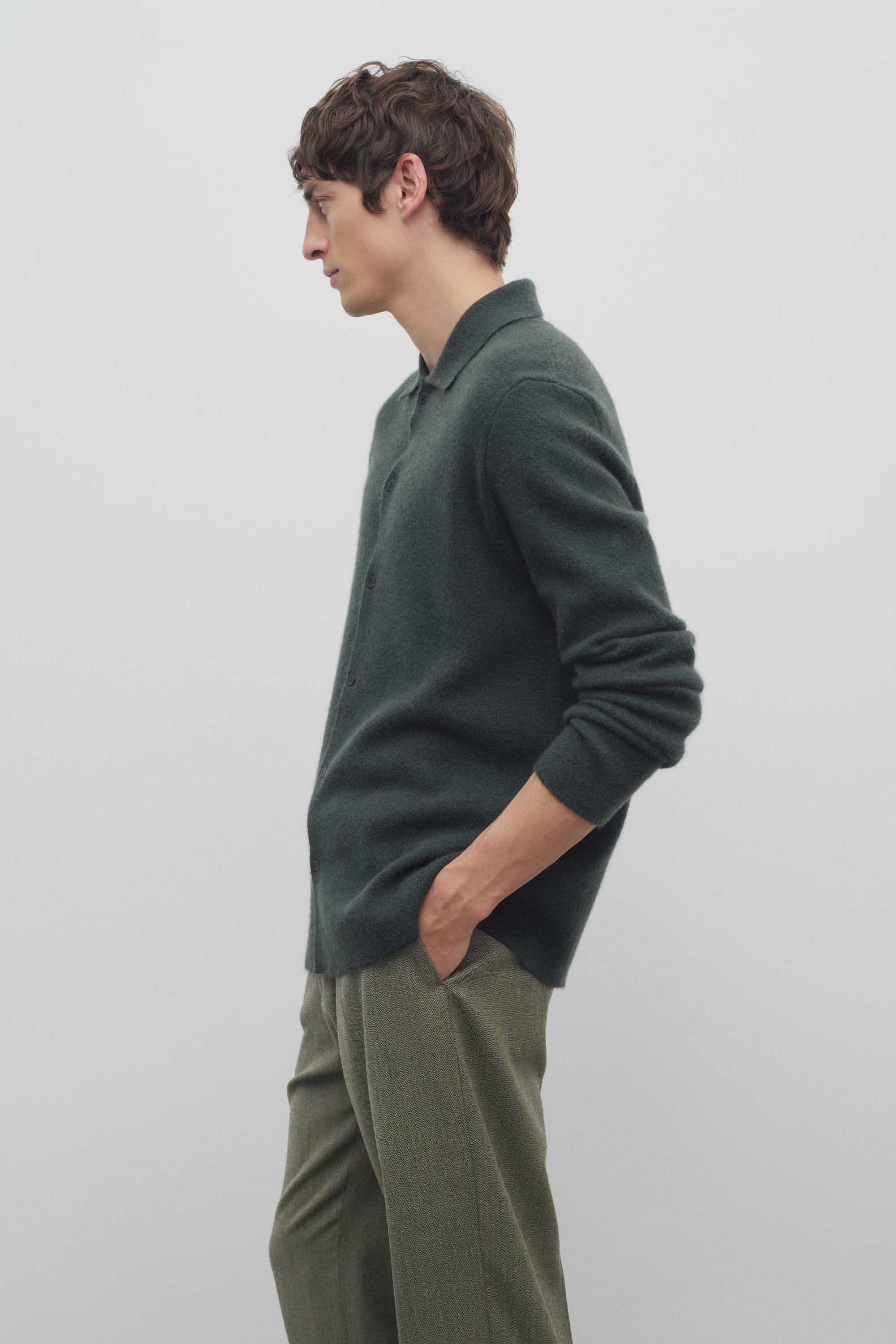 Iverson Jacket in Silk, Cashmere, and Cotton - 4