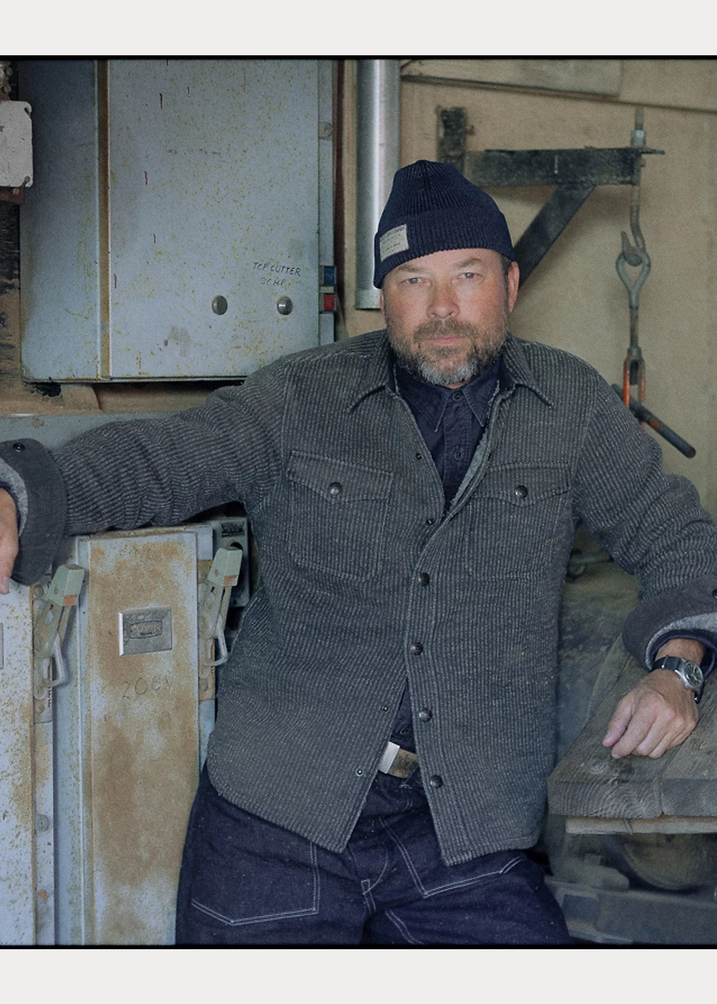 Fleece Jacquard Workshirt - 5
