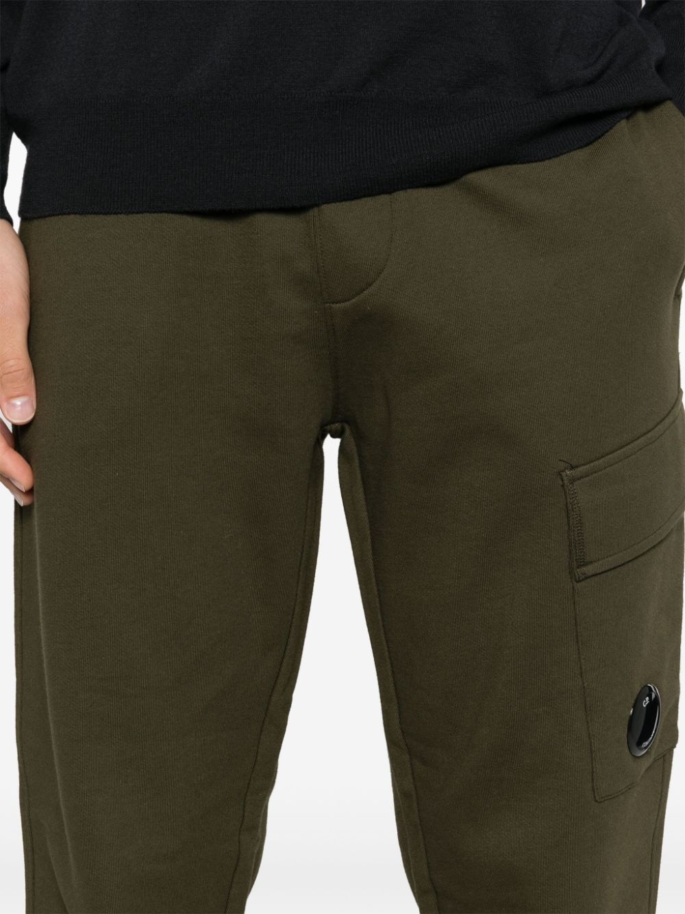 Lens-detail cargo track pants - 5
