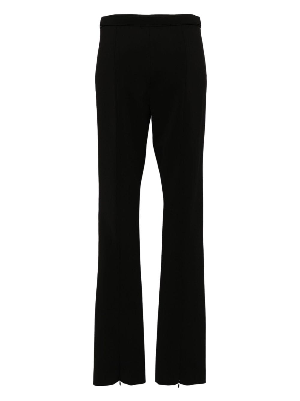 decorative buckle detail straight trouser - 2
