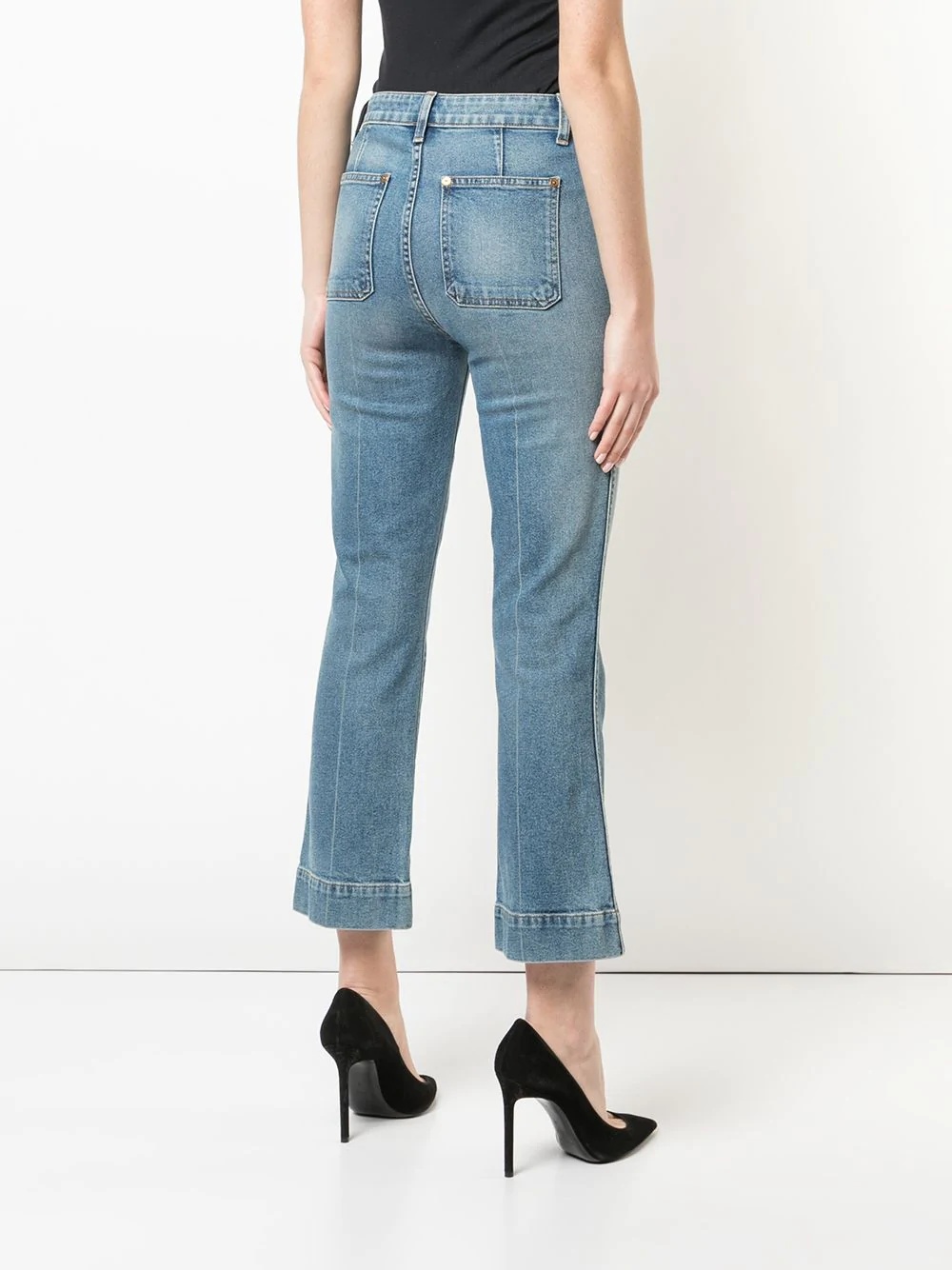 patch pockets jeans - 4