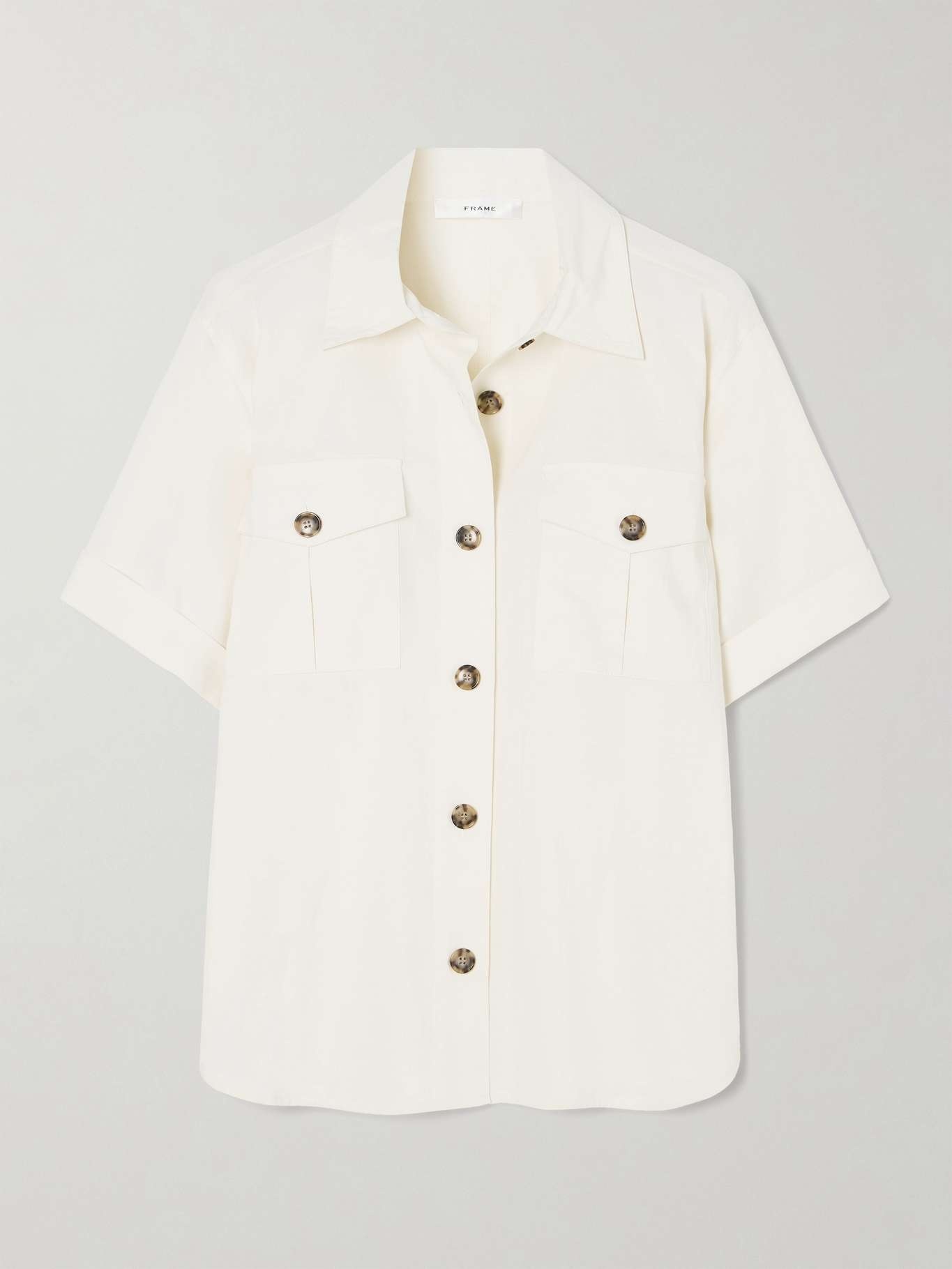 Cotton-blend shirt - 1