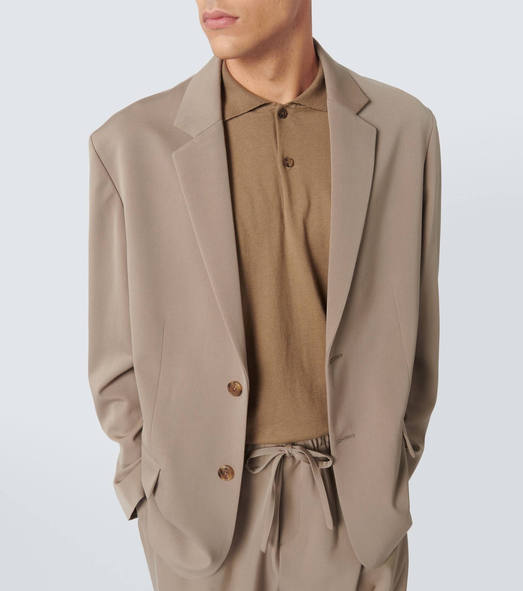Eligio single-breasted wool blazer - 5