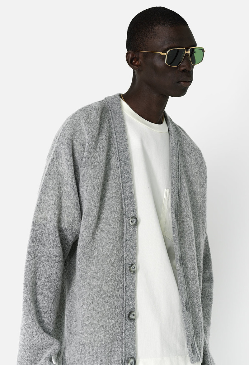 WOOL POWDER KNIT CARDIGAN 2