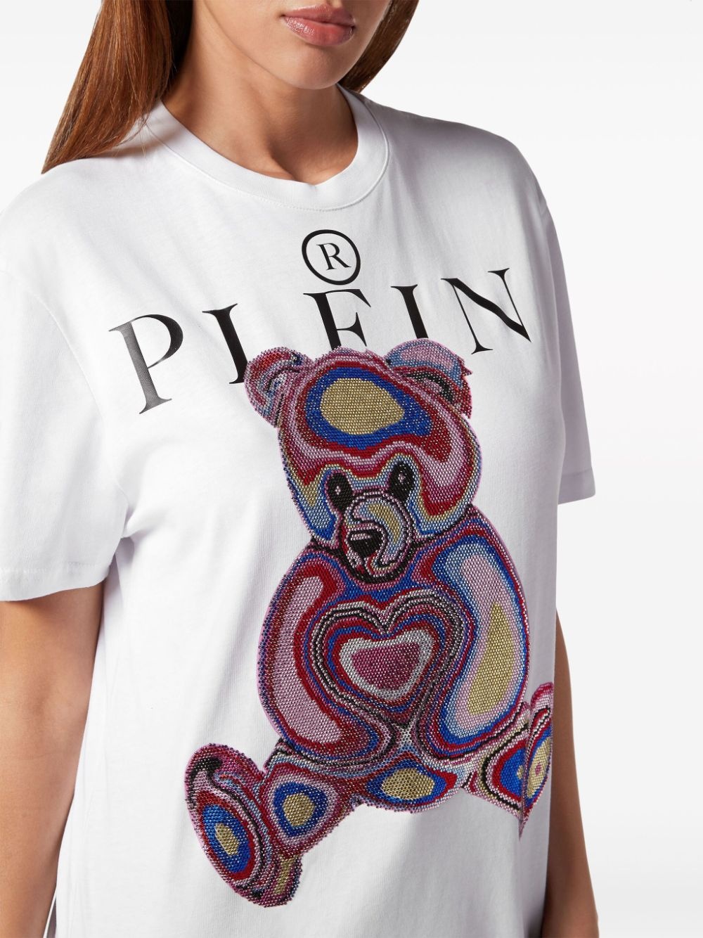 logo-print cotton T-shirt - 5