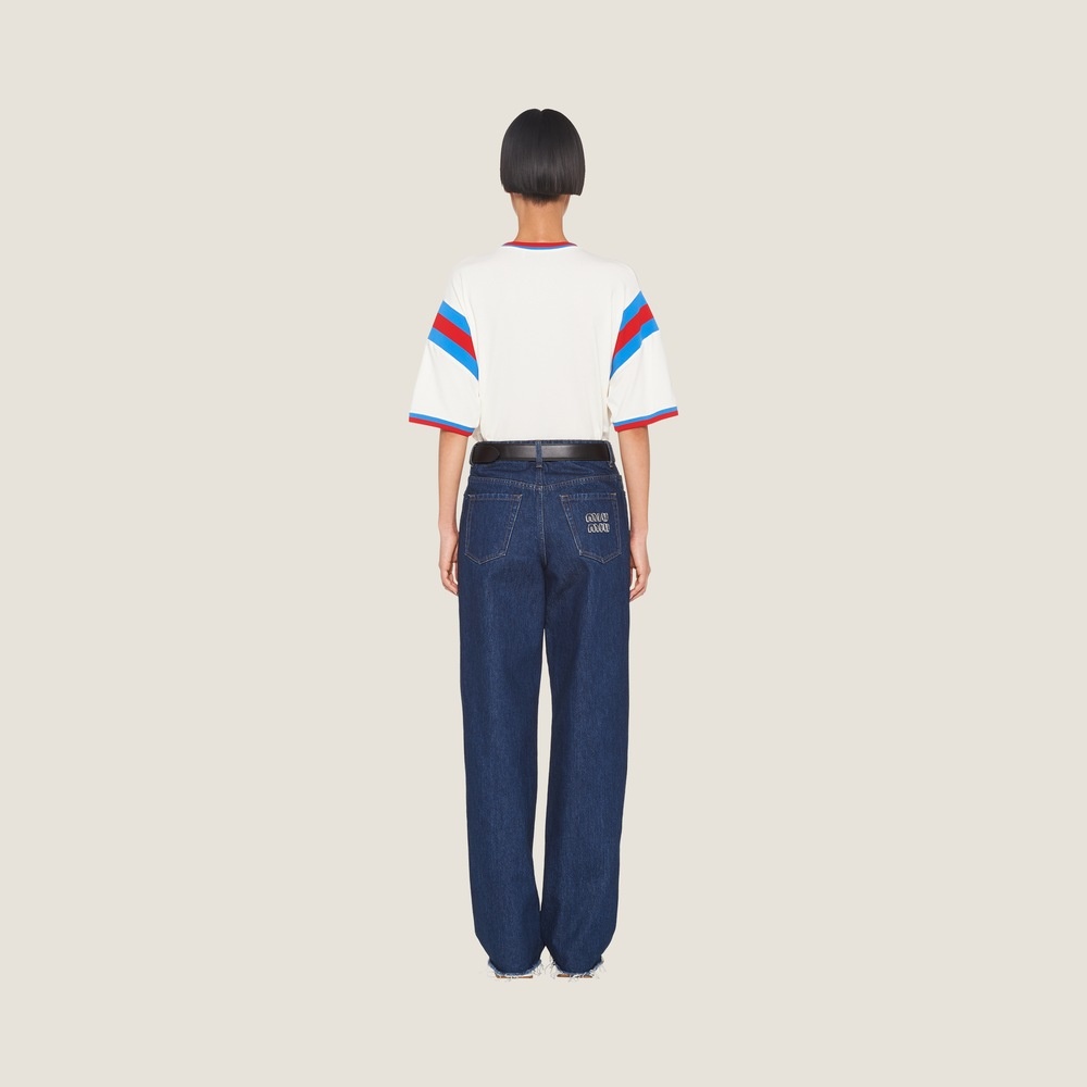 Oversized printed jersey T-shirt - 2