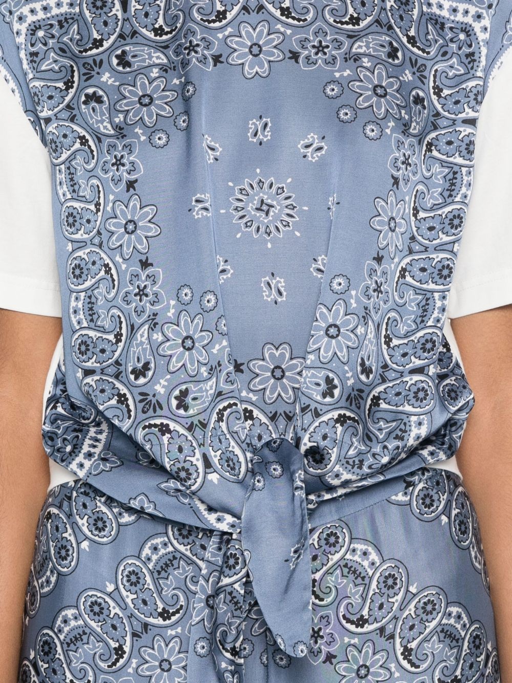 panelled T-shirt - 5