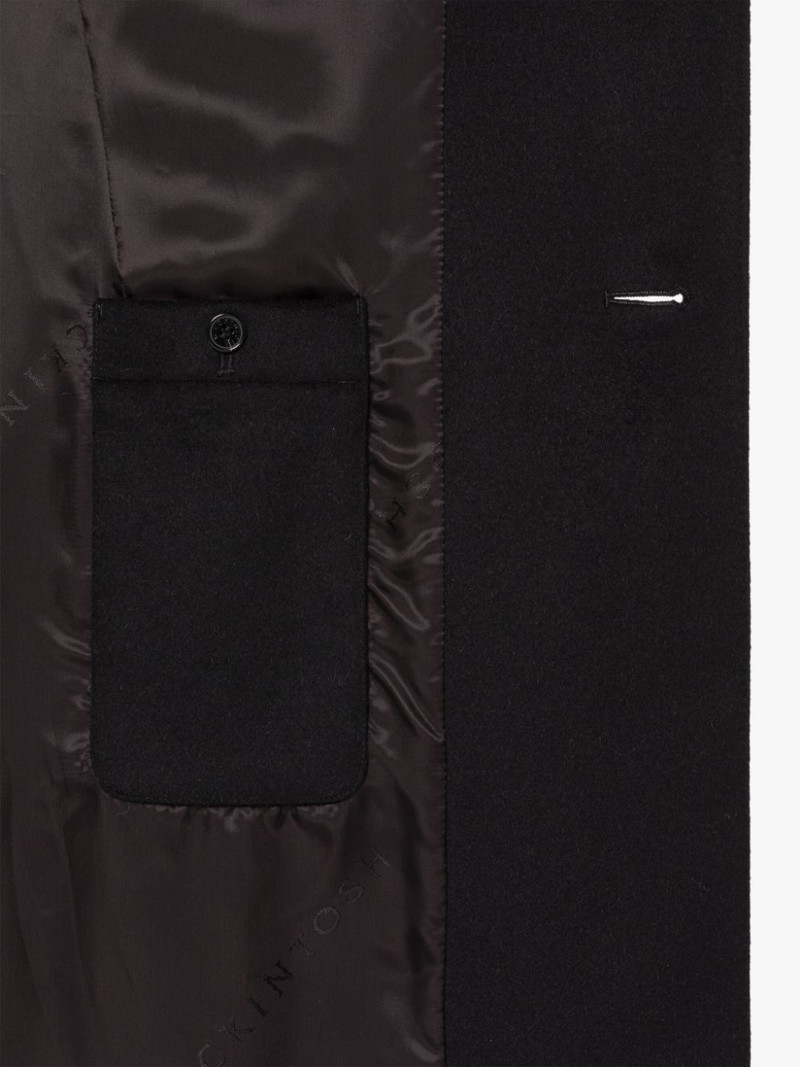 NEW STANLEY BLACK WOOL & CASHMERE COAT 6