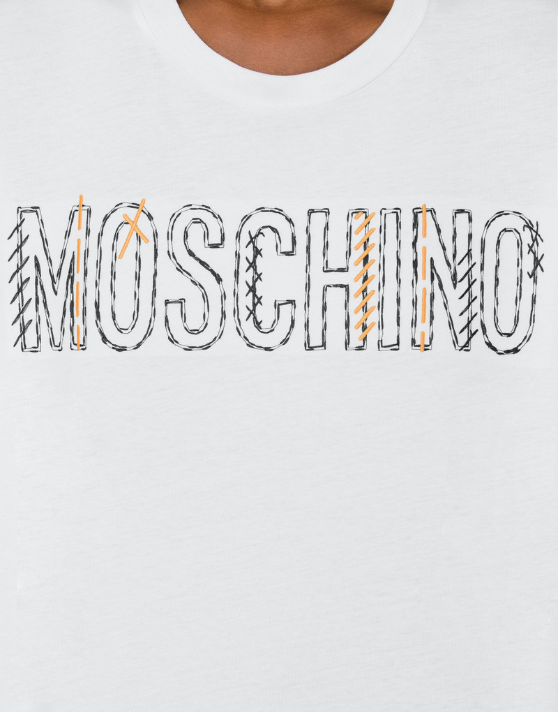 STITCHING LOGO ORGANIC JERSEY T-SHIRT 4