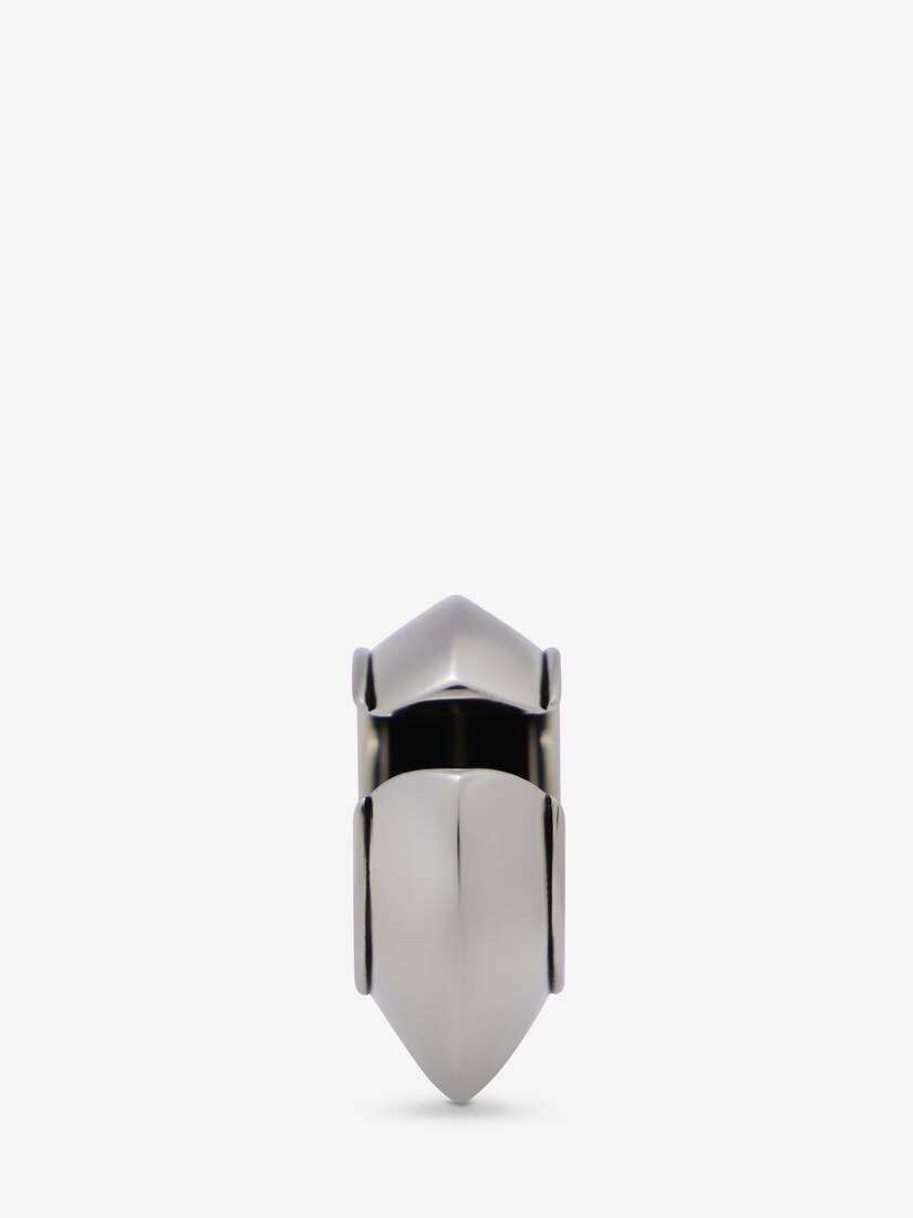 Men's The Gaze Ear Cuff in Antique Silver - 3