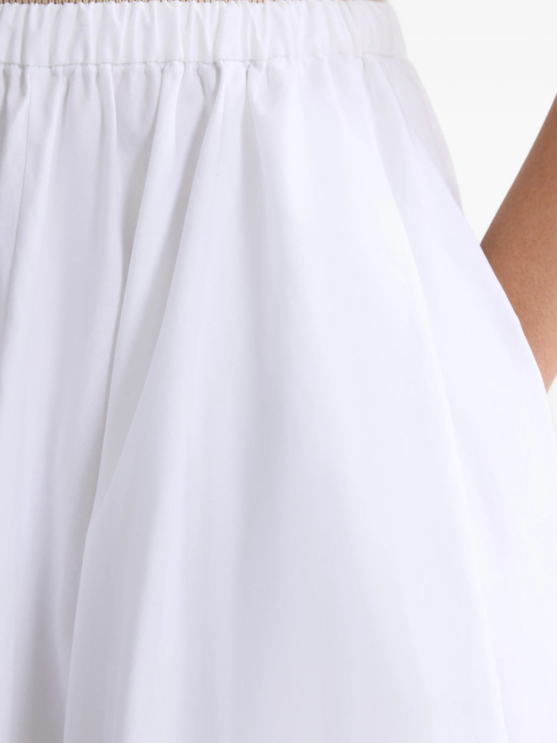 PATOU Patou Elasticated-waist Maxi A-line Skirt outlook