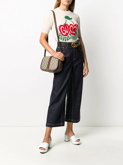 GUCCI cherry wool crop top outlook