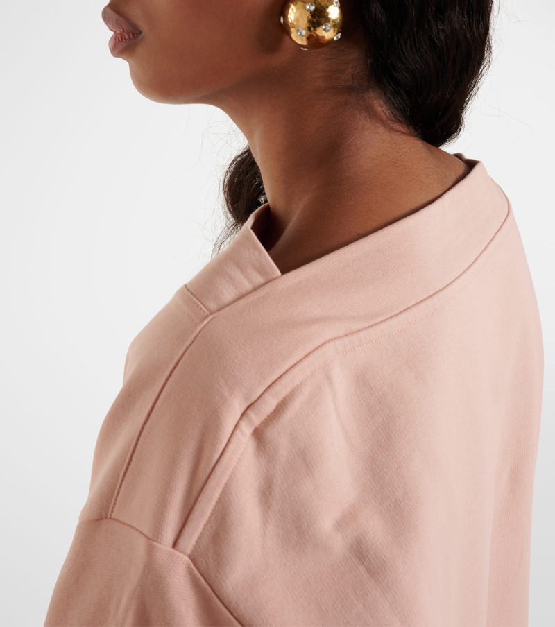 Logo cotton jersey sweatshirt 6