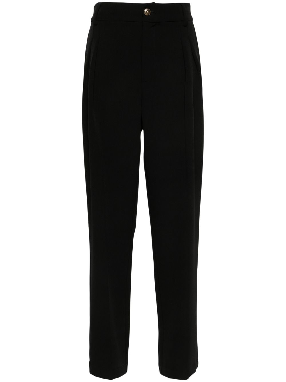 wide-leg pleated trousers - 1