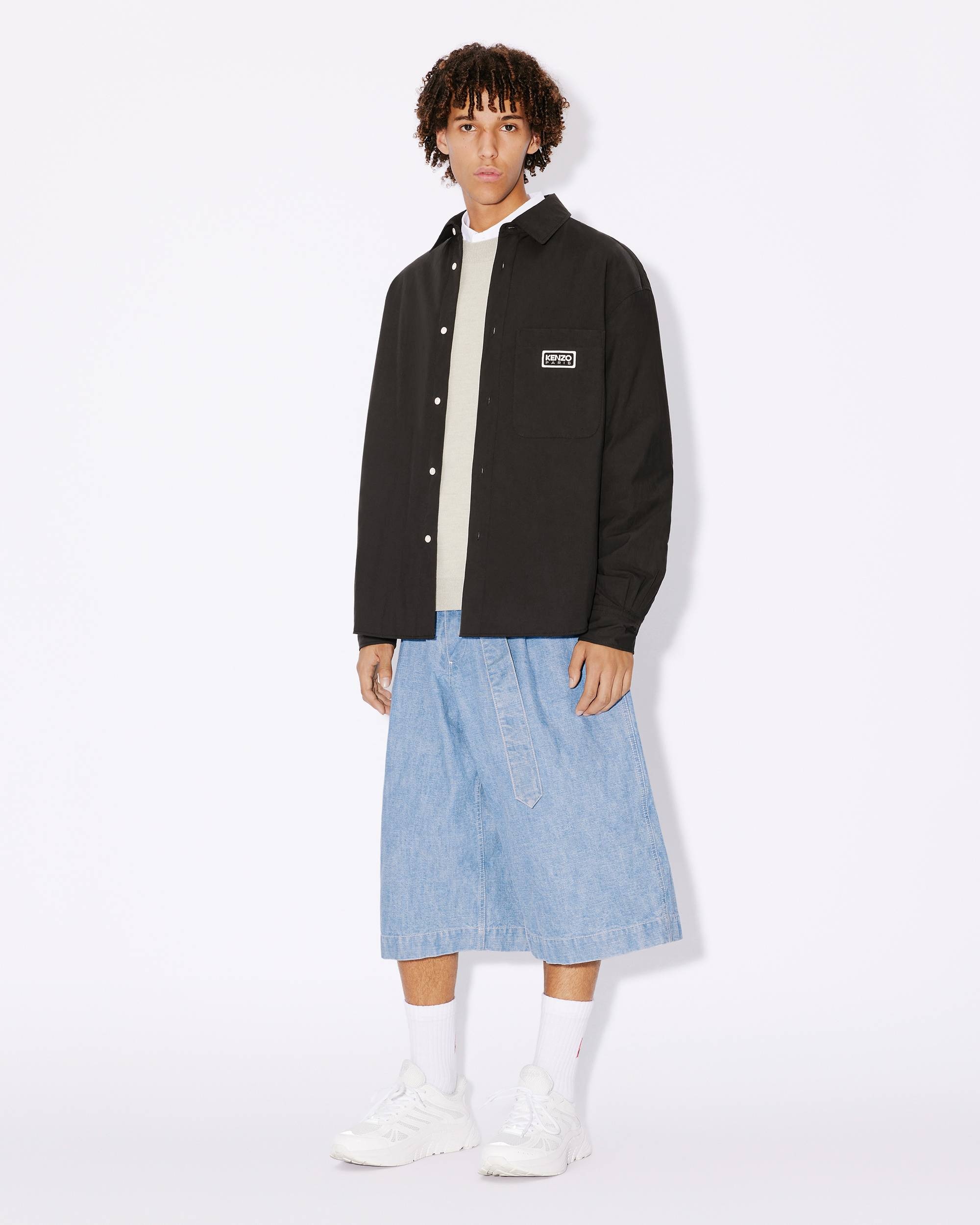 Bicolor KENZO Paris' padded unisex shirt jacket - 3