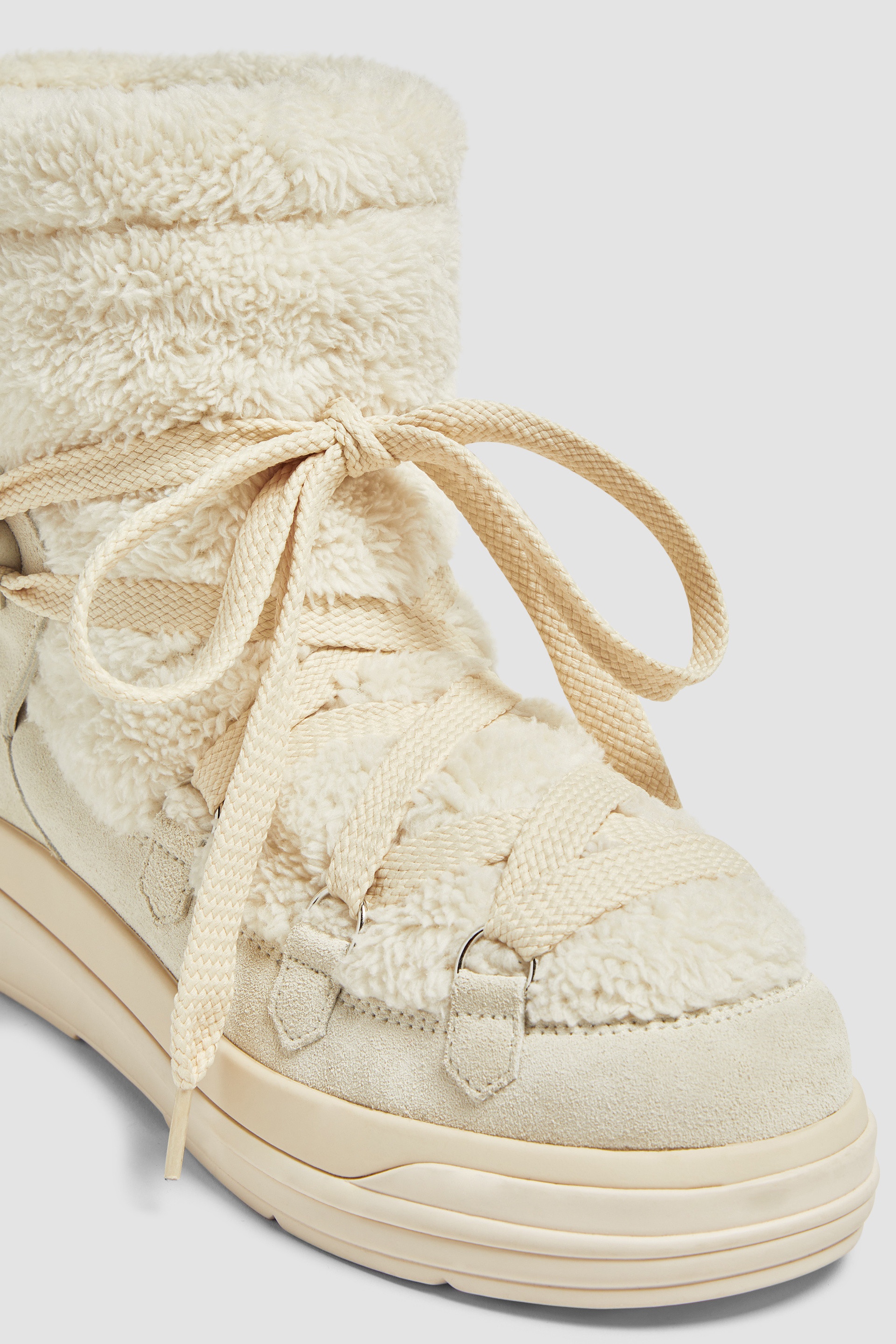 Insolux Faux Fur & Suede Snow Boots - 4
