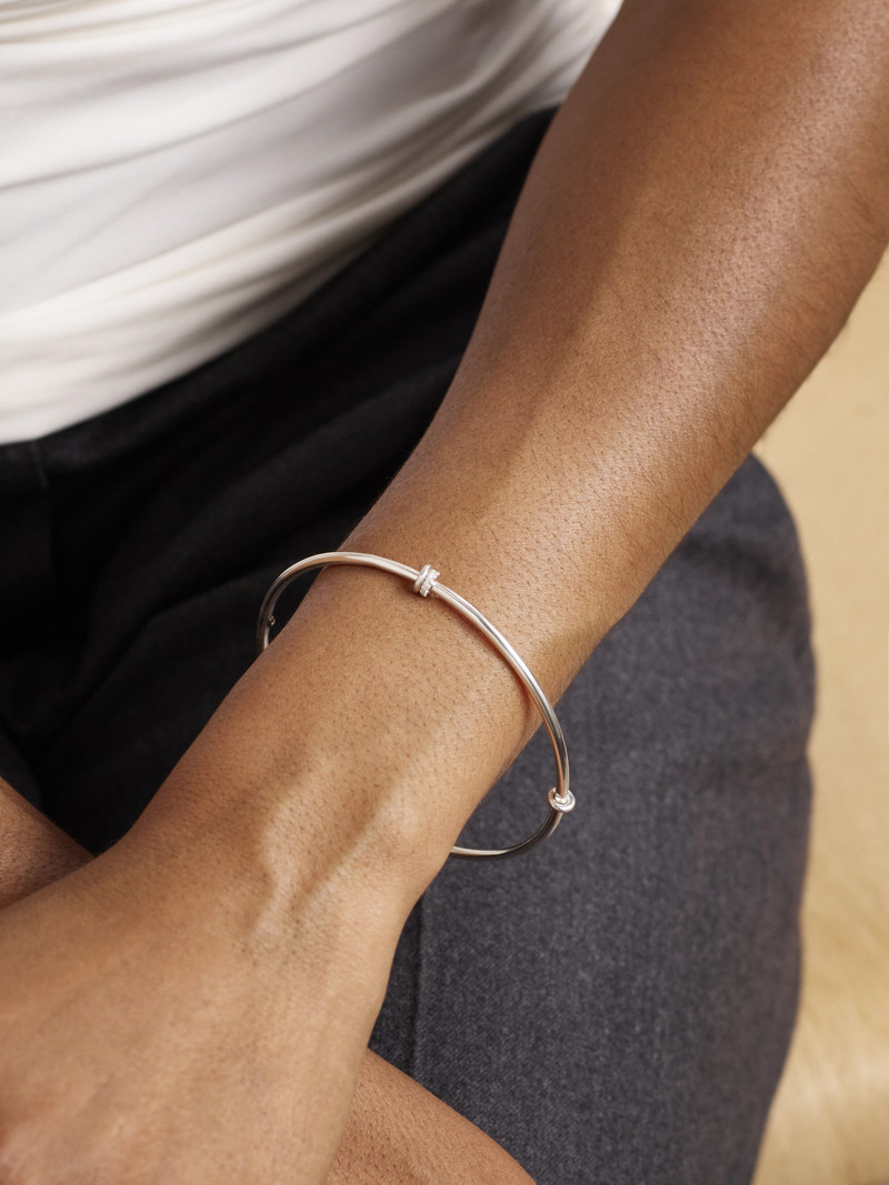 Spinelli Kilcollin Kini Sterling Silver Diamond Bangle outlook