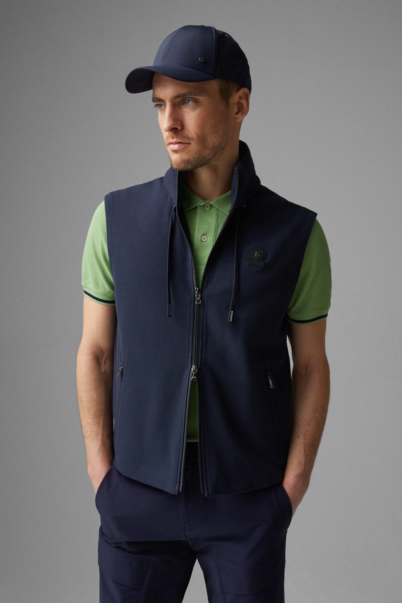 Jester Vest in Navy blue - 2