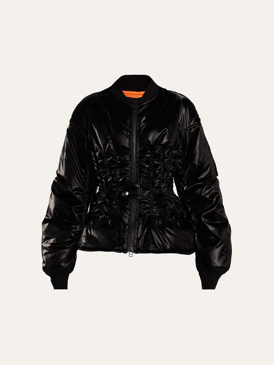 Cinched Ruched Jacket - 1