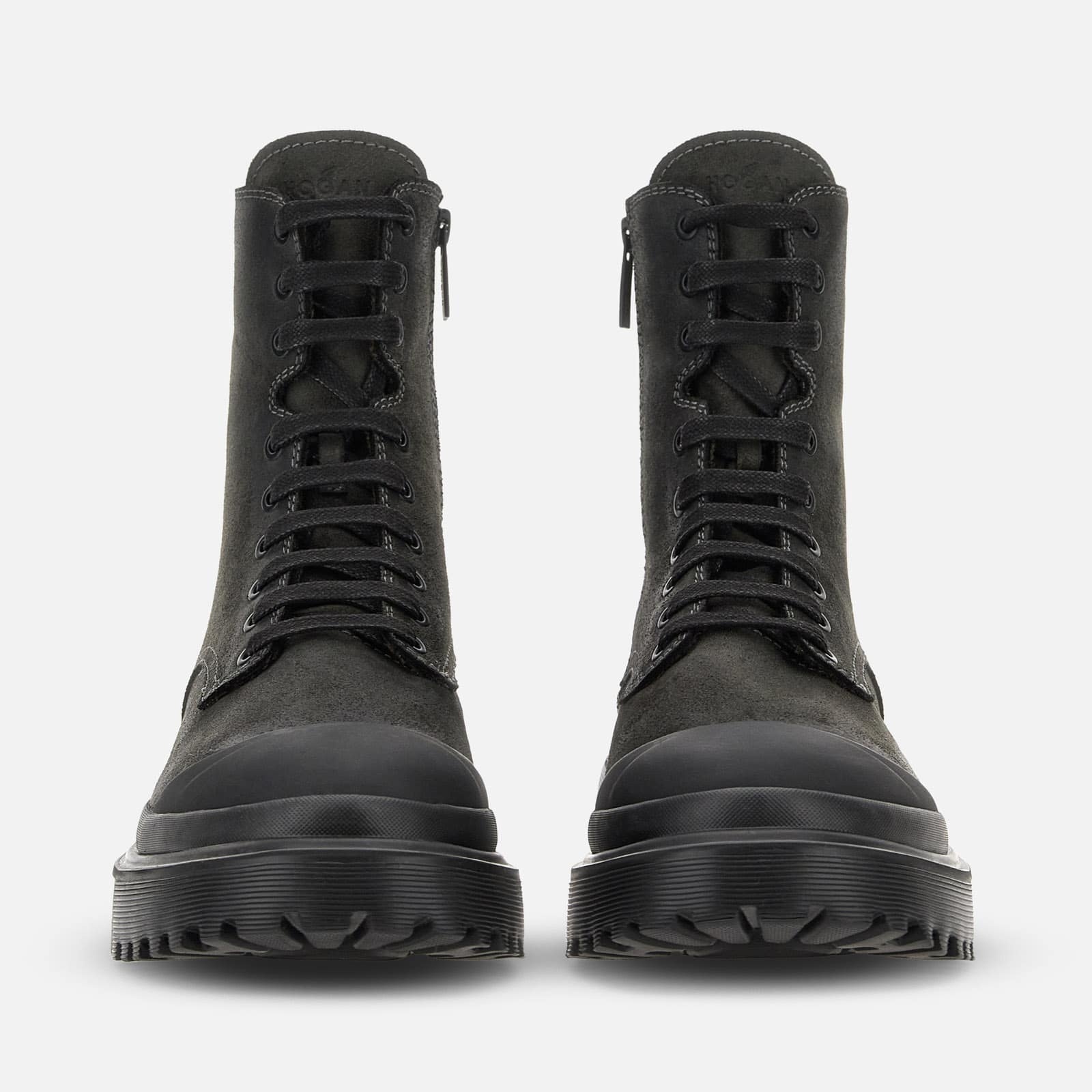 Combat Boots Hogan H619 Grey - 5