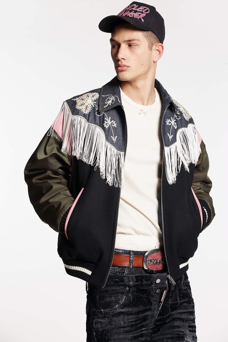 WESTERN VARSITY BOMBER JACKET 1