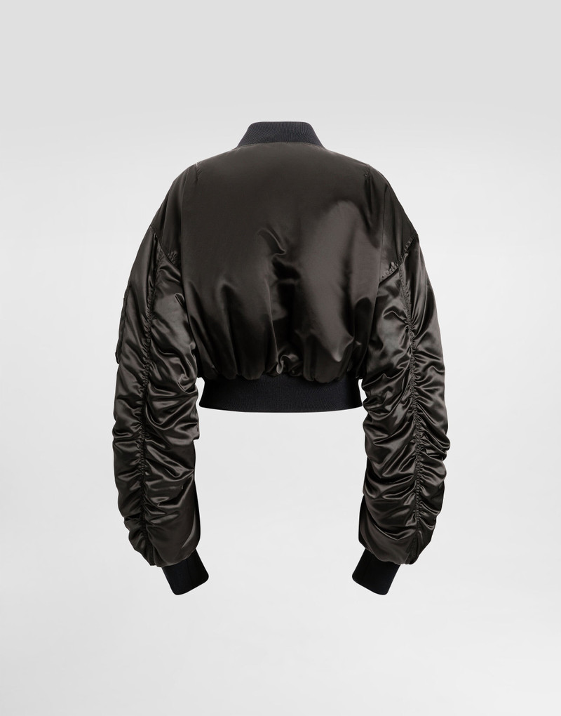 Oversized nylon canvas jacket 7