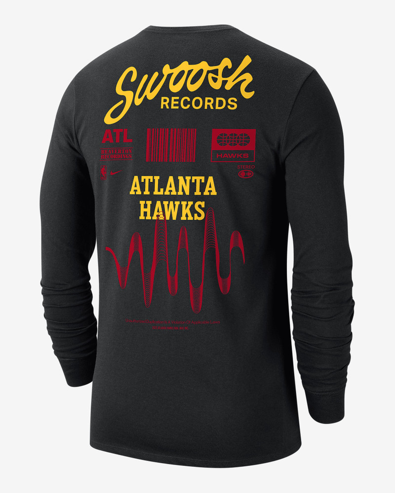 Nike Atlanta Hawks Essential Nike Men's NBA Long-Sleeve T-Shirt outlook